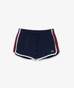 Short Decoupes Contrastees En Pique Double Face | Lacoste Shop