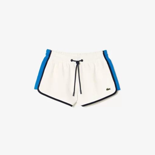 Short Decoupes Contrastees En Pique Double Face | Lacoste Best Sale