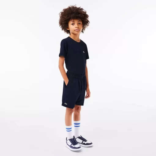 Short Garçon Sport En Taffetas Diamante | Lacoste Discount