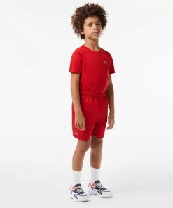 Short Garçon Sport En Taffetas Diamante | Lacoste Best