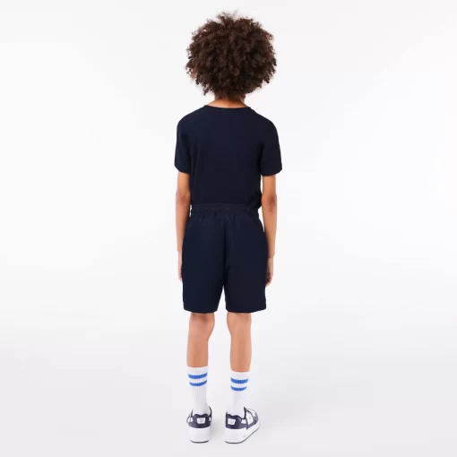 Short Garçon Sport En Taffetas Diamante | Lacoste Discount