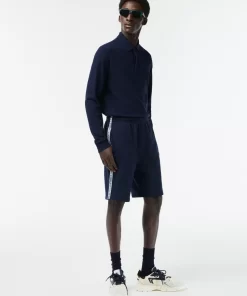 Short Jogger Homme En Molleton De Coton | Lacoste Online