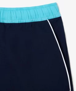 Short Tennis En Tissu Extensible Et Recycle | Lacoste Flash Sale