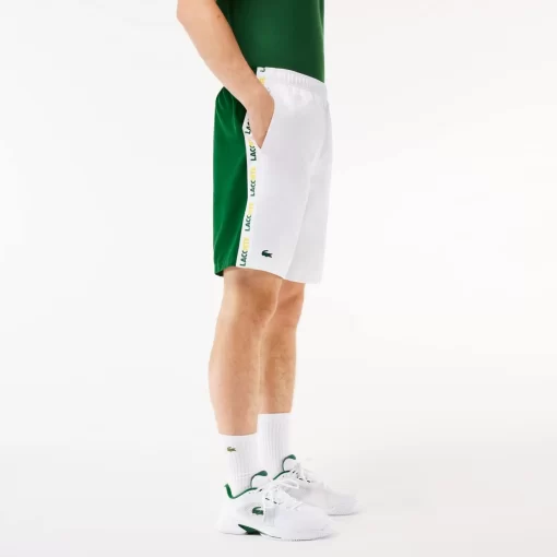 Short Tennis Sportsuit A Bandes Siglees | Lacoste Sale