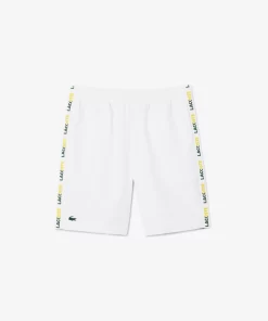 Short Tennis Sportsuit A Bandes Siglees | Lacoste Sale