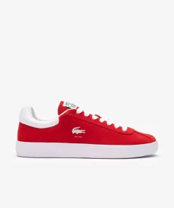 Sneakers Baseshot Femme En Cuir Velours | Lacoste Cheap