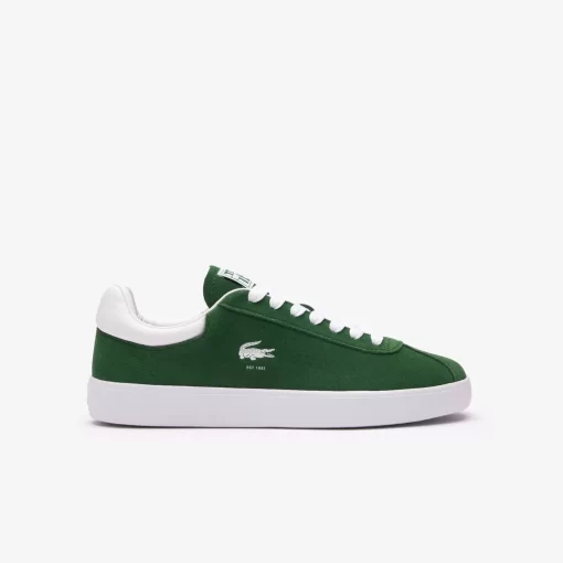 Sneakers Baseshot Femme En Cuir Velours | Lacoste Sale