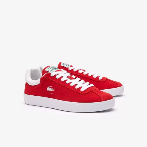 Sneakers Baseshot Femme En Cuir Velours | Lacoste Cheap