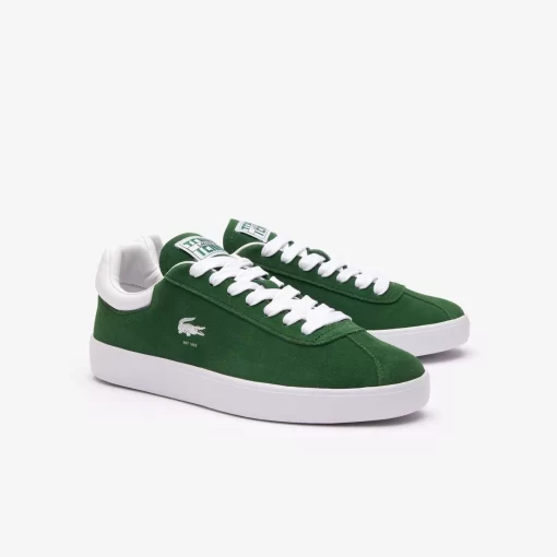 Sneakers Baseshot Femme En Cuir Velours | Lacoste Sale