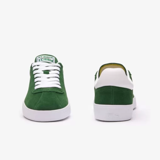 Sneakers Baseshot Femme En Cuir Velours | Lacoste Sale