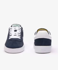 Sneakers Baseshot Femme En Cuir Velours | Lacoste Cheap