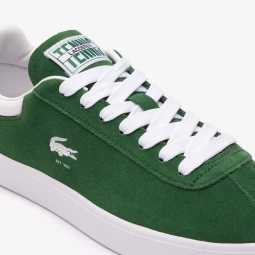 Sneakers Baseshot Femme En Cuir Velours | Lacoste Sale