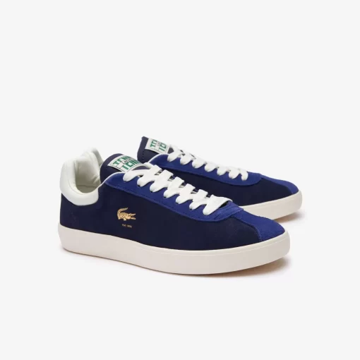 Sneakers Baseshot Femme En Cuir Velours Premium | Lacoste Hot