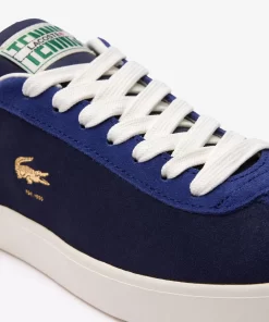 Sneakers Baseshot Femme En Cuir Velours Premium | Lacoste Hot