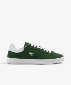 Sneakers Baseshot Homme En Cuir Velours | Lacoste Best