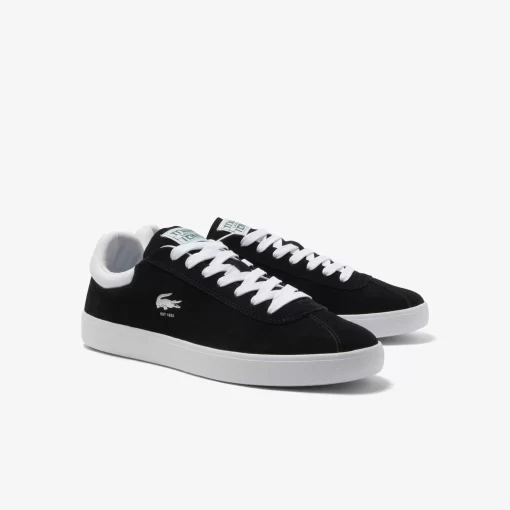 Sneakers Baseshot Homme En Cuir Velours | Lacoste Fashion