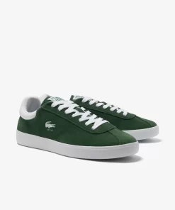 Sneakers Baseshot Homme En Cuir Velours | Lacoste Best