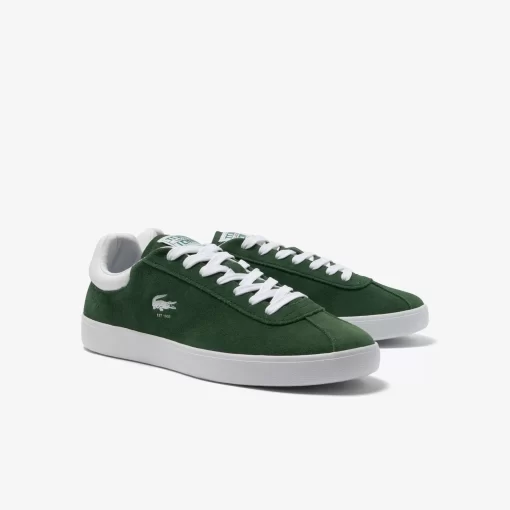 Sneakers Baseshot Homme En Cuir Velours | Lacoste Best