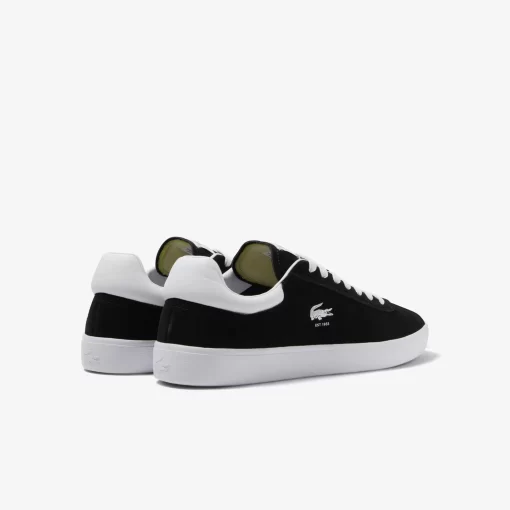 Sneakers Baseshot Homme En Cuir Velours | Lacoste Fashion