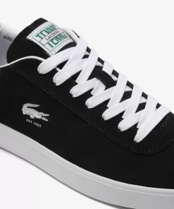 Sneakers Baseshot Homme En Cuir Velours | Lacoste Fashion