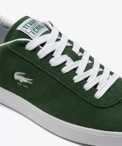 Sneakers Baseshot Homme En Cuir Velours | Lacoste Best