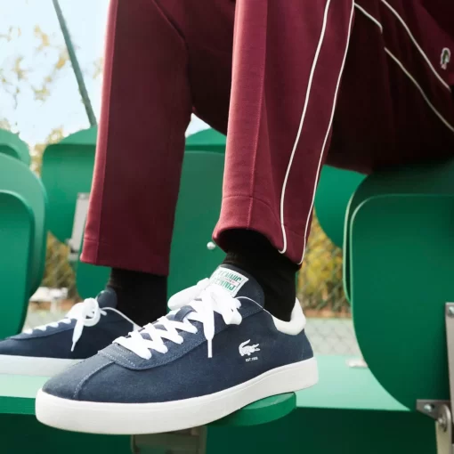 Sneakers Baseshot Homme En Cuir Velours | Lacoste Shop