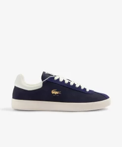 Sneakers Baseshot Homme En Cuir Velours Premium | Lacoste Outlet