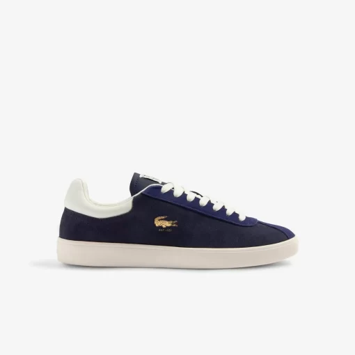 Sneakers Baseshot Homme En Cuir Velours Premium | Lacoste Outlet