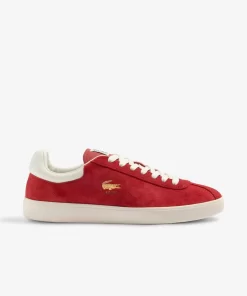 Sneakers Baseshot Homme En Cuir Velours Premium | Lacoste Discount