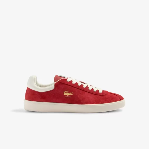 Sneakers Baseshot Homme En Cuir Velours Premium | Lacoste Discount