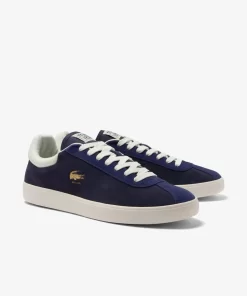 Sneakers Baseshot Homme En Cuir Velours Premium | Lacoste Outlet