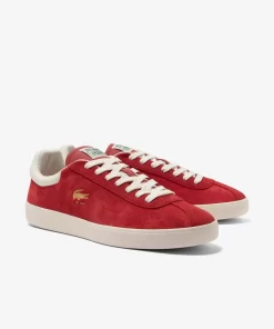 Sneakers Baseshot Homme En Cuir Velours Premium | Lacoste Discount