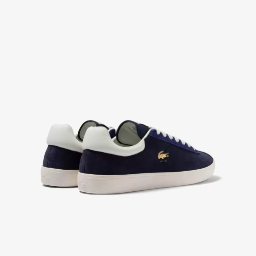 Sneakers Baseshot Homme En Cuir Velours Premium | Lacoste Outlet