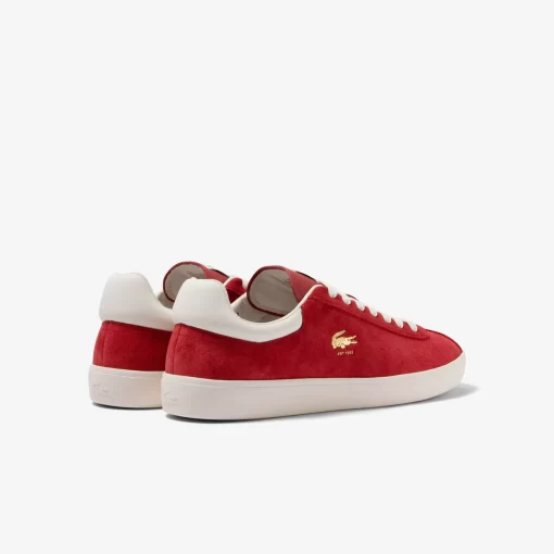 Sneakers Baseshot Homme En Cuir Velours Premium | Lacoste Discount