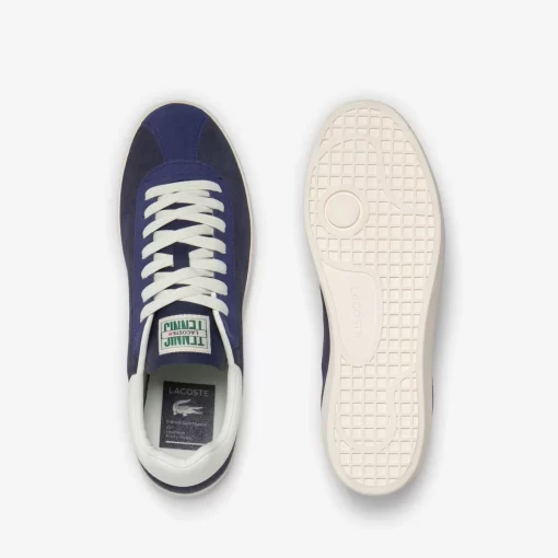 Sneakers Baseshot Homme En Cuir Velours Premium | Lacoste Outlet