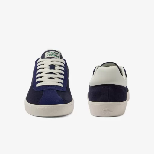 Sneakers Baseshot Homme En Cuir Velours Premium | Lacoste Outlet