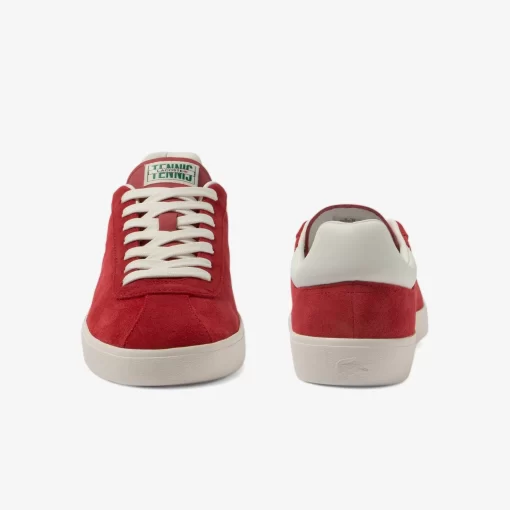 Sneakers Baseshot Homme En Cuir Velours Premium | Lacoste Discount