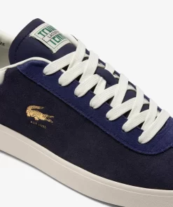 Sneakers Baseshot Homme En Cuir Velours Premium | Lacoste Outlet