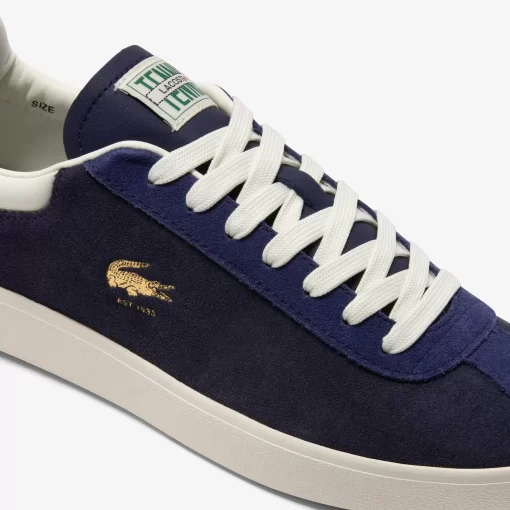 Sneakers Baseshot Homme En Cuir Velours Premium | Lacoste Outlet