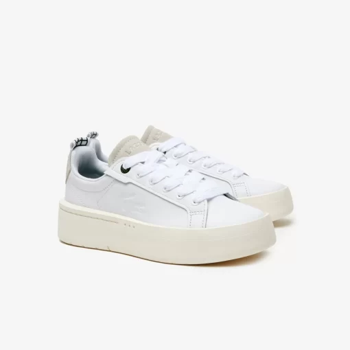 Sneakers Carnaby Platform Femme En Cuir | Lacoste Outlet