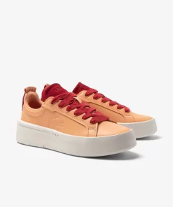 Sneakers Carnaby Platform Femme En Cuir | Lacoste Flash Sale