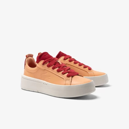 Sneakers Carnaby Platform Femme En Cuir | Lacoste Flash Sale