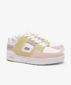 Sneakers Court Cage Femme En Cuir | Lacoste Store