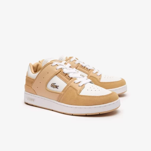 Sneakers Court Cage Femme En Cuir | Lacoste Best