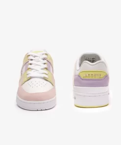 Sneakers Court Cage Femme En Cuir | Lacoste Store