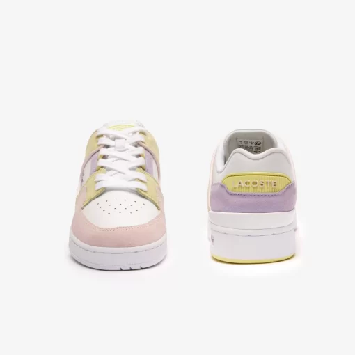 Sneakers Court Cage Femme En Cuir | Lacoste Store