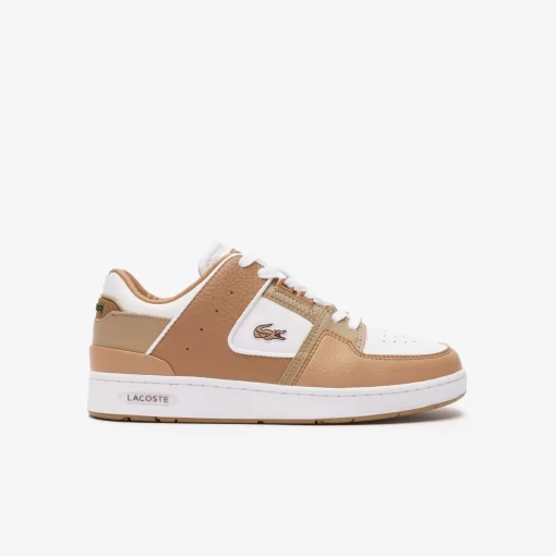 Sneakers Court Cage Femme En Cuir Et Synthetique | Lacoste Cheap