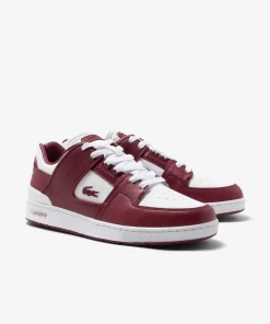 Sneakers Court Cage Femme En Cuir Et Synthetique | Lacoste Outlet