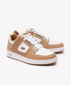 Sneakers Court Cage Femme En Cuir Et Synthetique | Lacoste Cheap