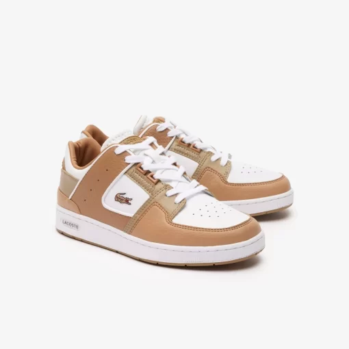 Sneakers Court Cage Femme En Cuir Et Synthetique | Lacoste Cheap